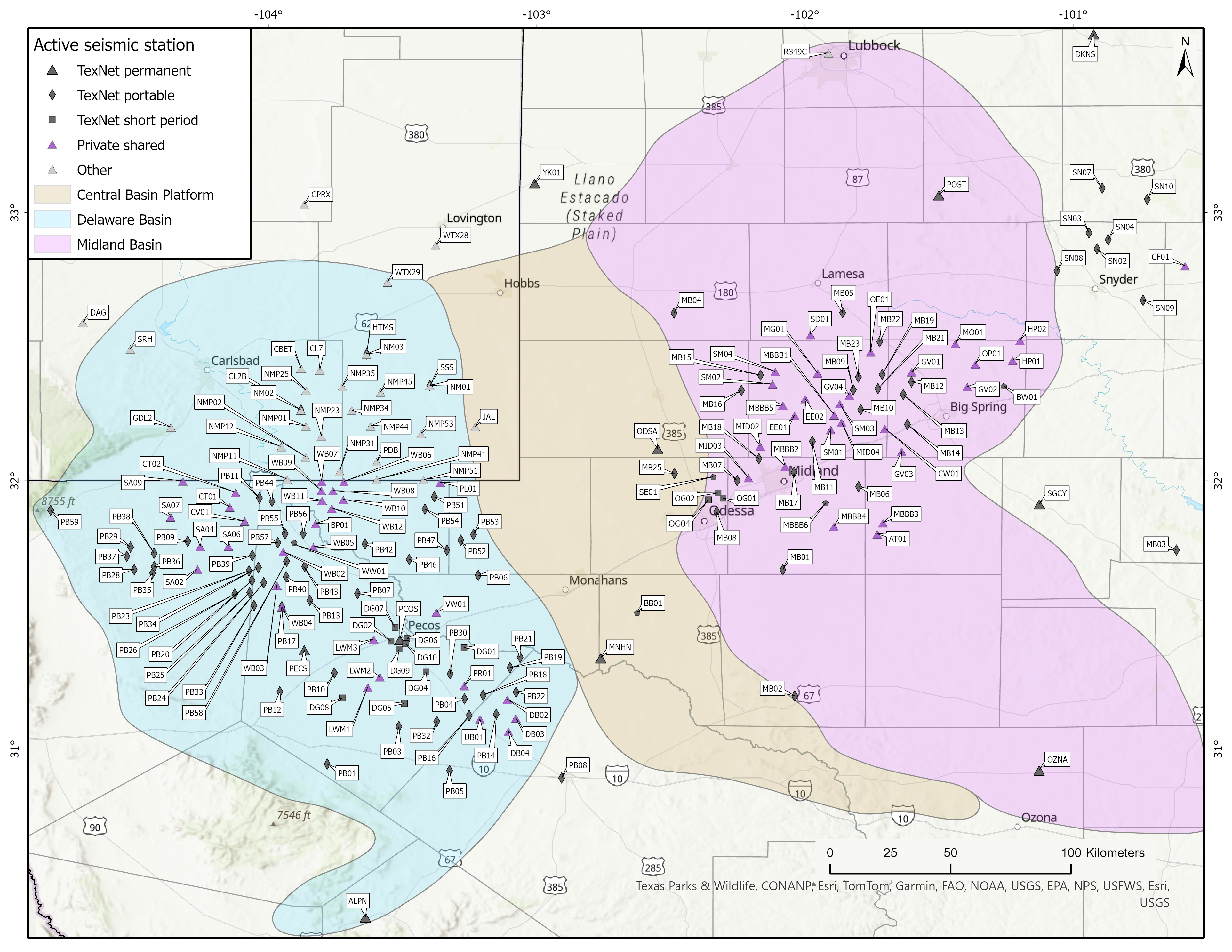 portable station locations